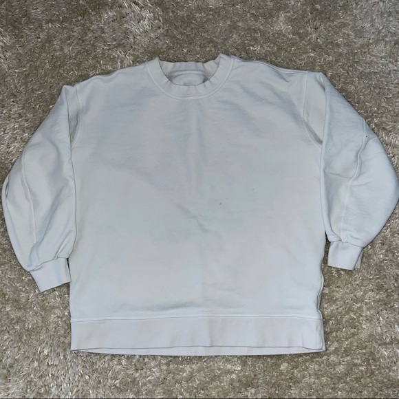Lululemon Perfectly Oversized Crew Sweatshirt 8 White - Picture 3 of 9